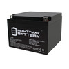 Mighty Max Battery ML26-12 12V 26AH Replacement Battery for CSB GP12260, GP 12260 Battery ML26-1212